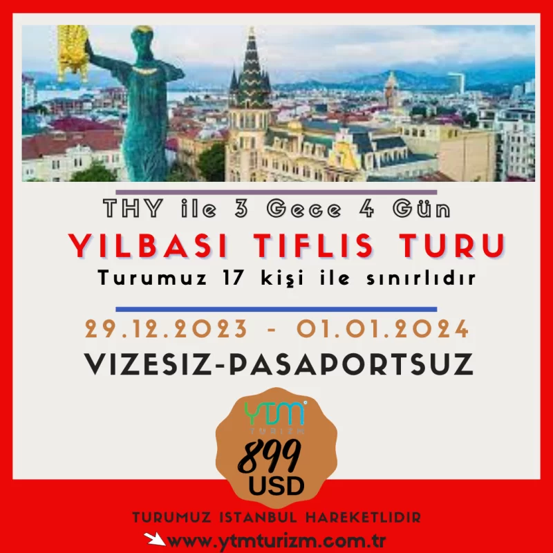 Türk Hava Yolları Yılbaşı Tiflis Turu