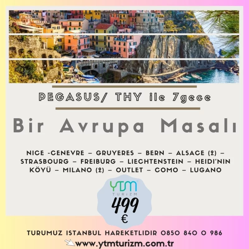 BİR AVRUPA MASALI TURU