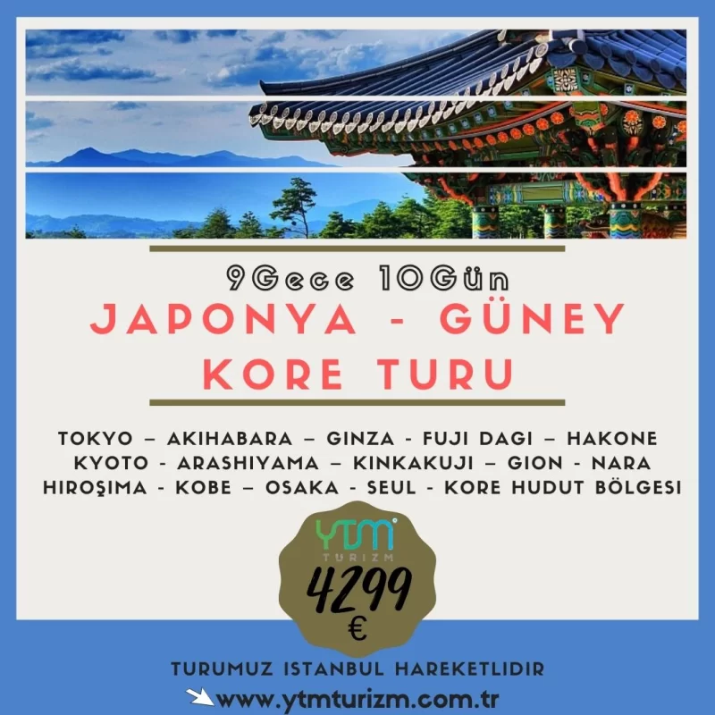 JAPONYA- GÜNEY KORE TURU