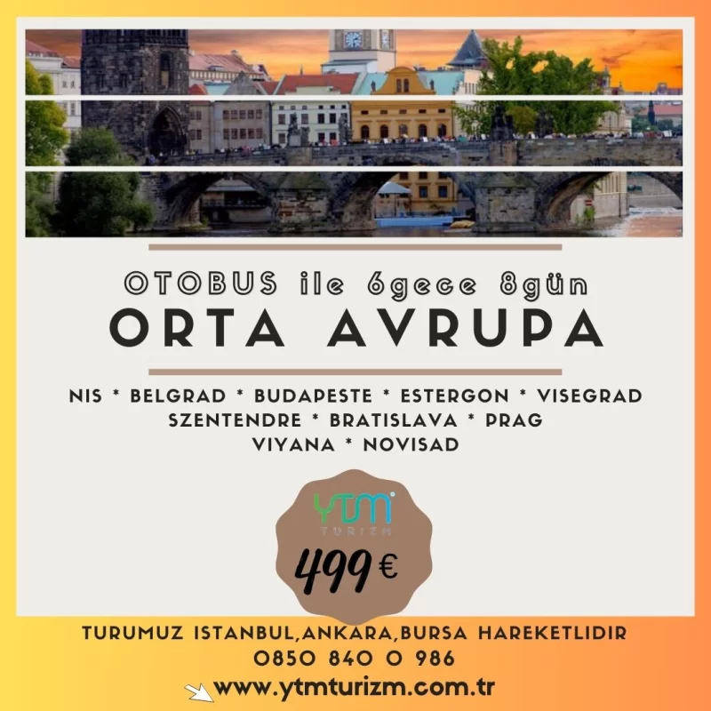 OTOBÜS İLE ORTA AVRUPA TURU