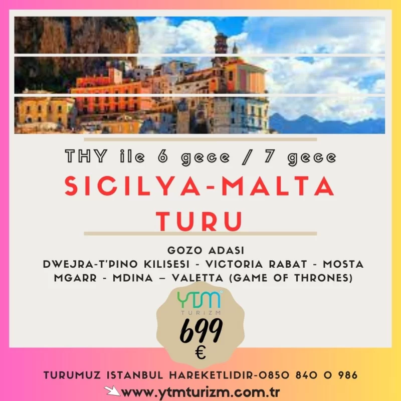 SİCİLYA-MALTA TURU 